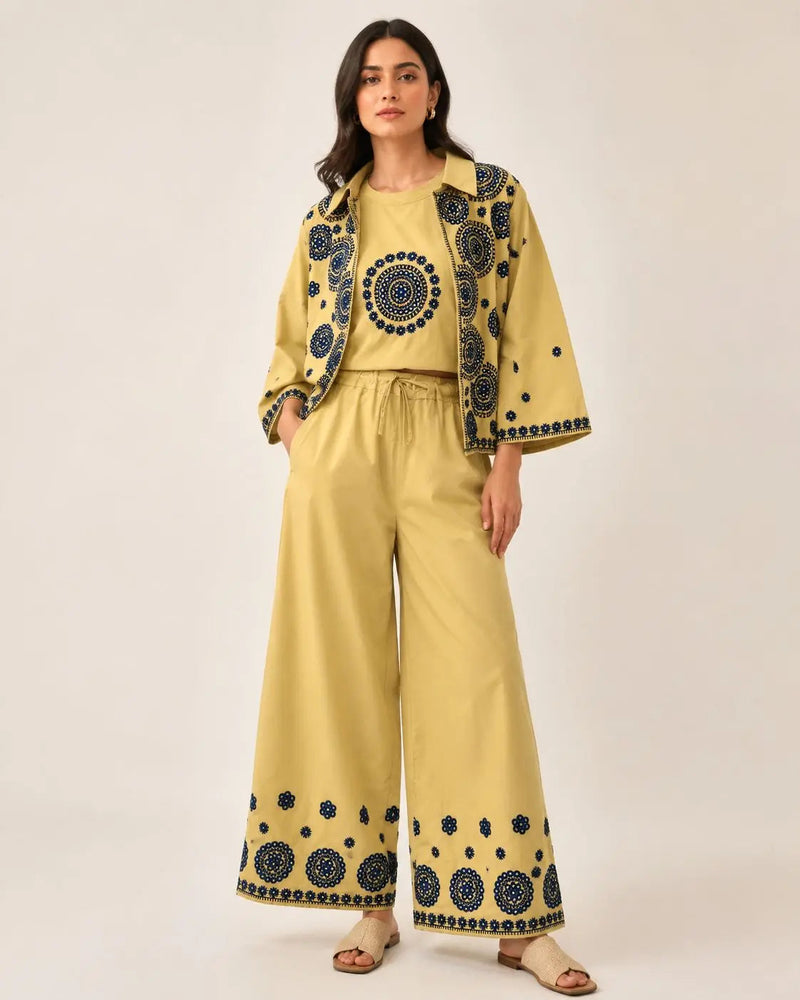 Trinity Co-ord Set - Ochre