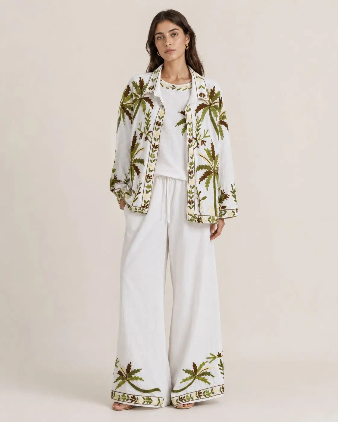 Trinity Co-ord Set - Palm