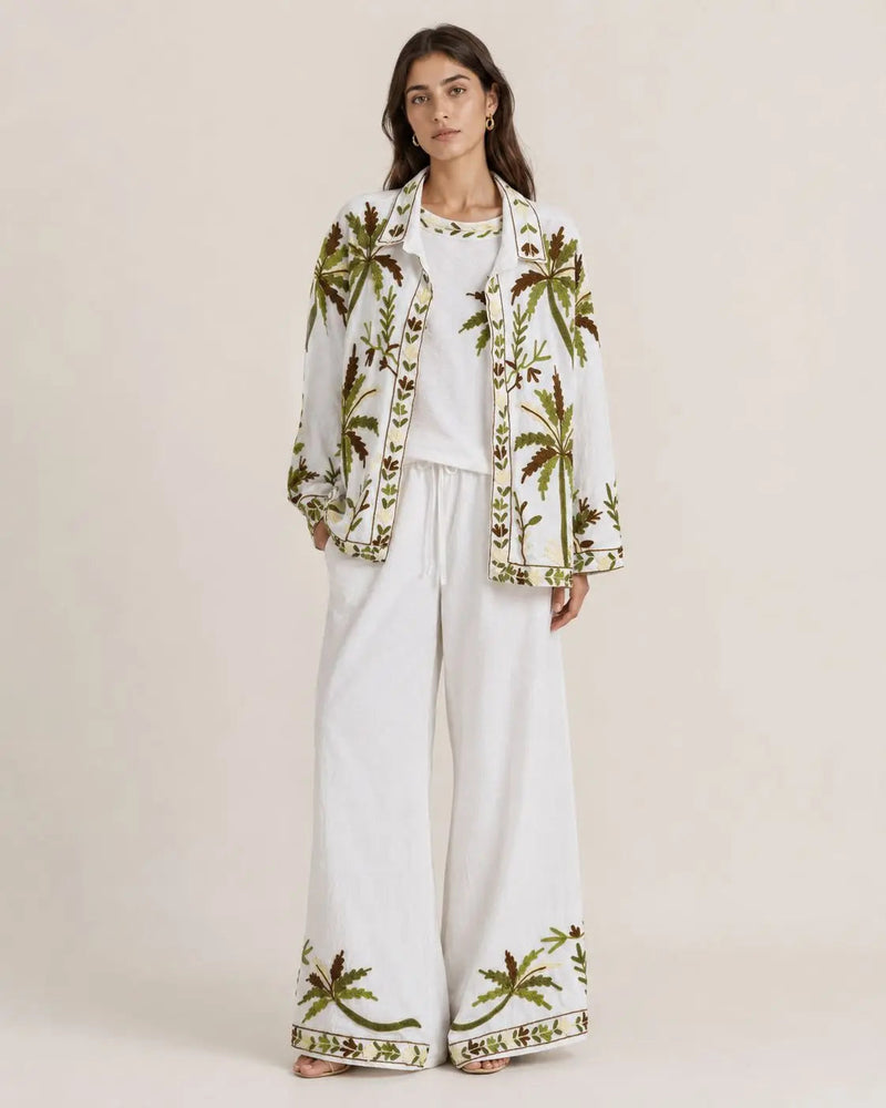 Trinity Co-ord Set - Palm