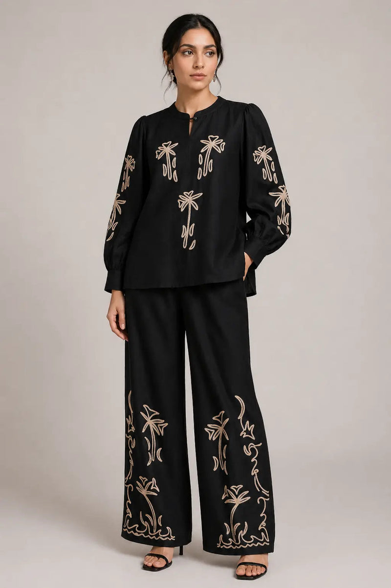 Embroidered Co-ord Set