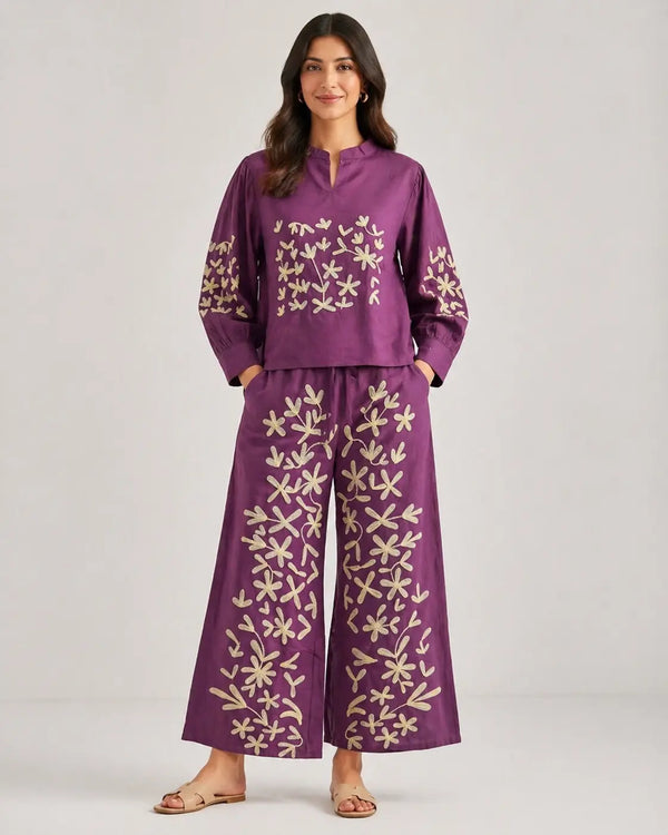 Embroidered Co-ord Set