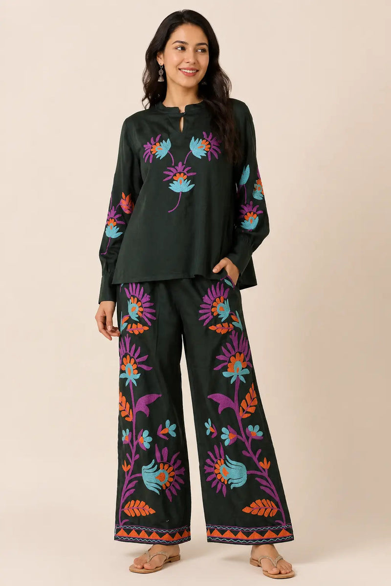 Embroidered Co-ord Set