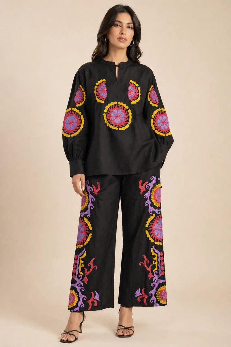 Embroidered Co-ord Set