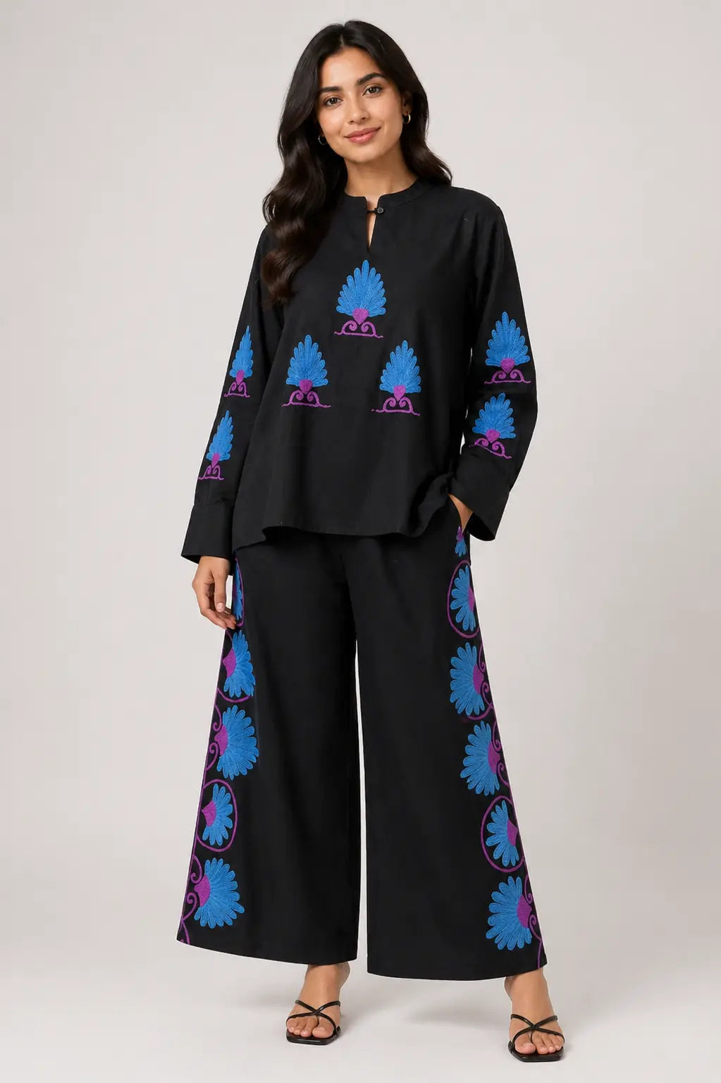 Embroidered Co-ord Set