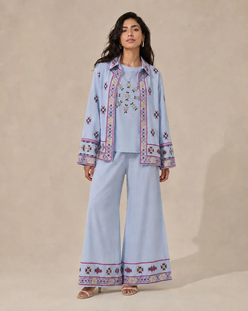 Trinity Co-ord Set - Periwinkle