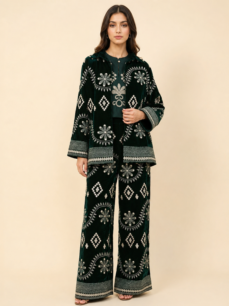 Velvet Trinity Set - Pine