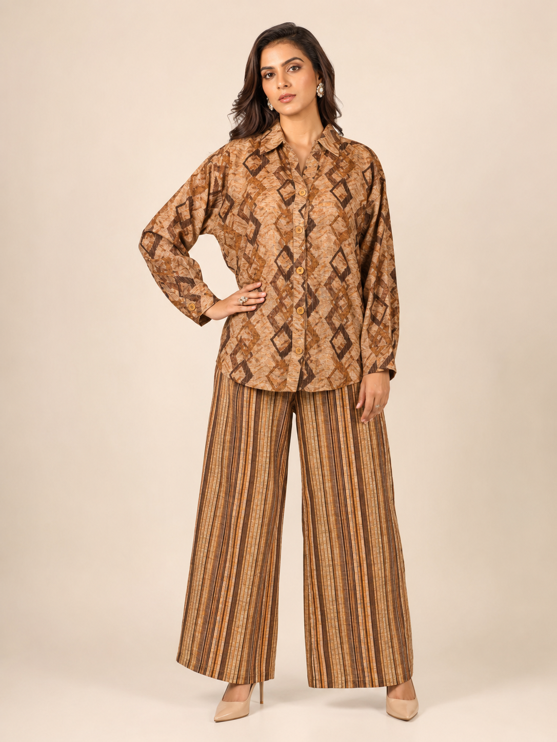 Co-ord Set - Chestnut