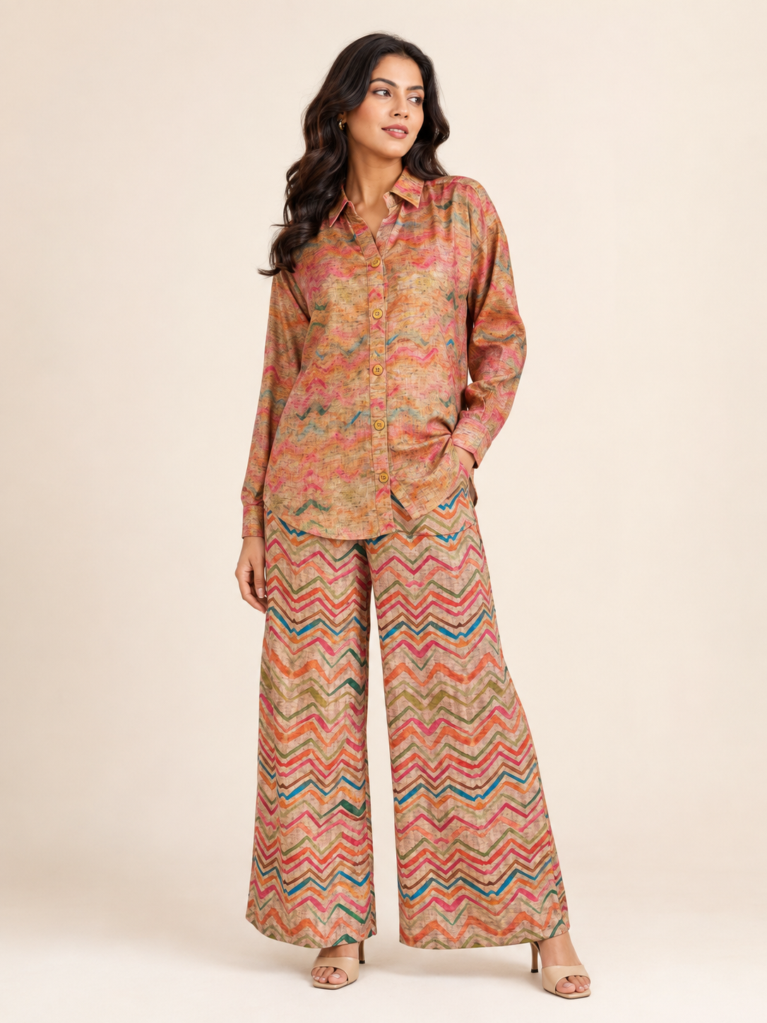 Co-ord Set - Coral