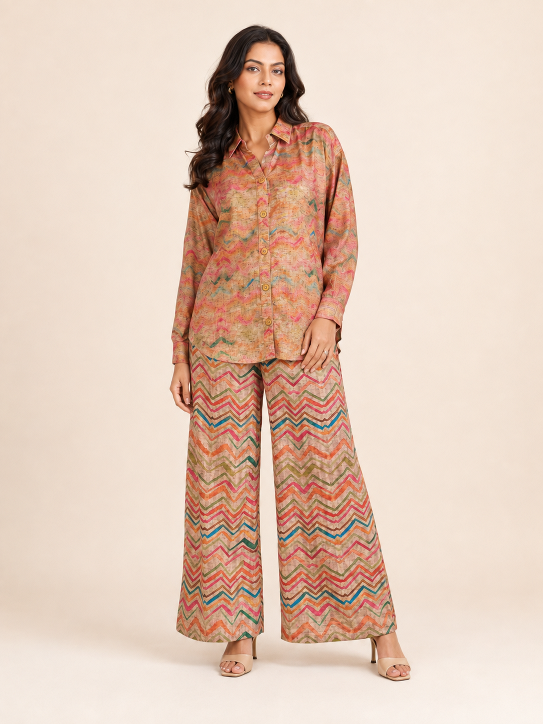 Co-ord Set - Coral
