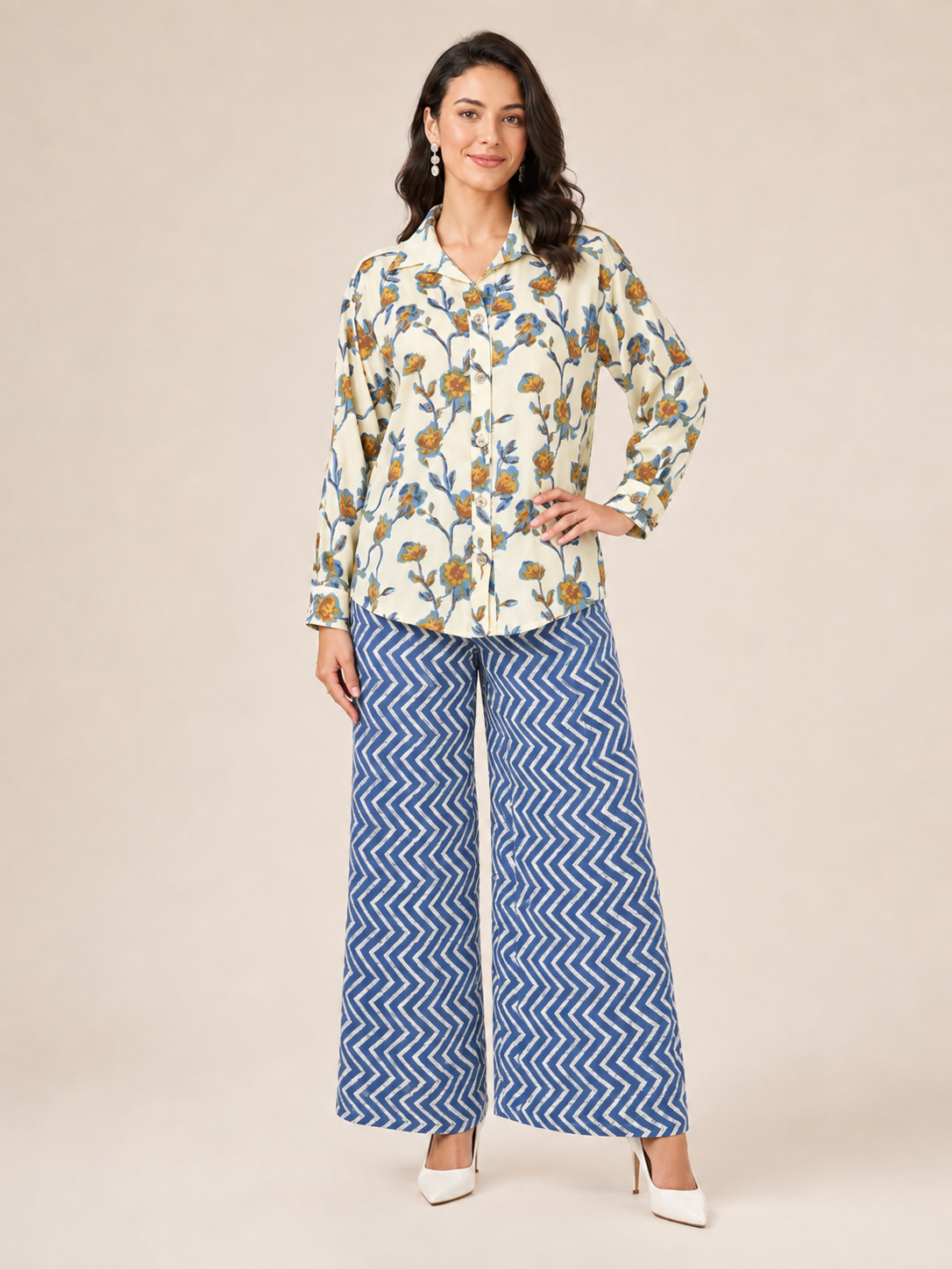 Co-ord Set - Cornflower