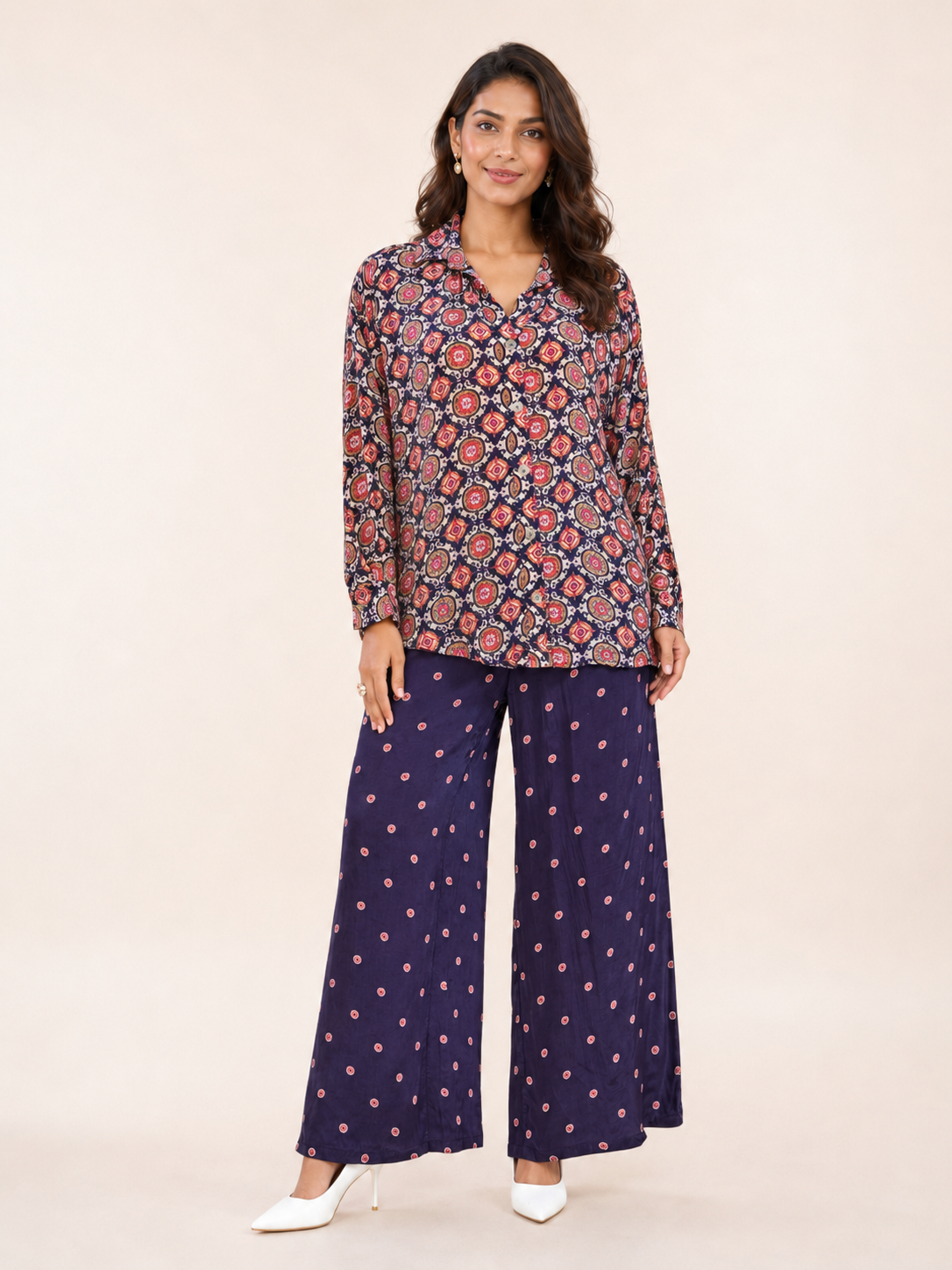 Co-ord Set - Indigo
