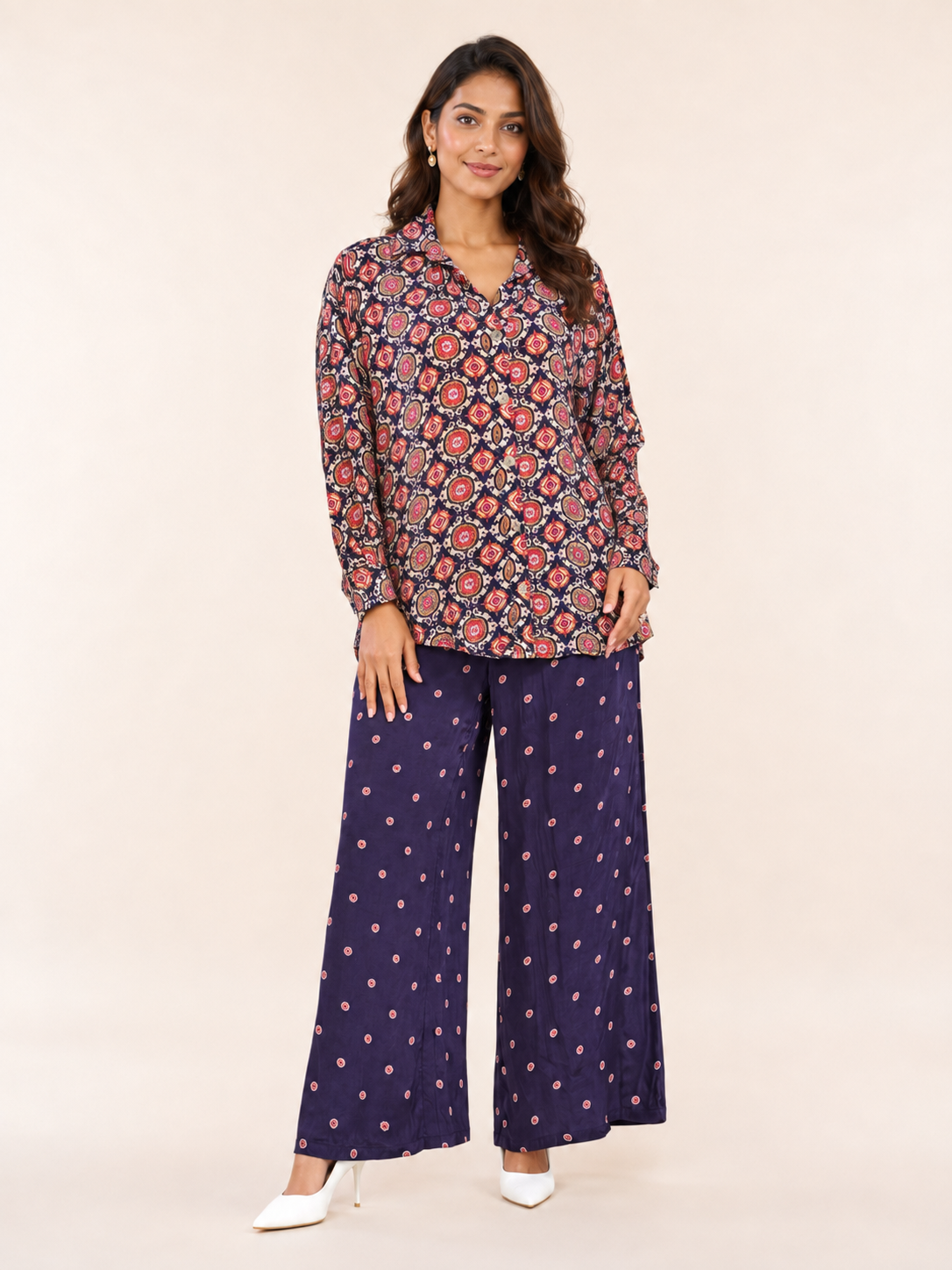 Co-ord Set - Indigo