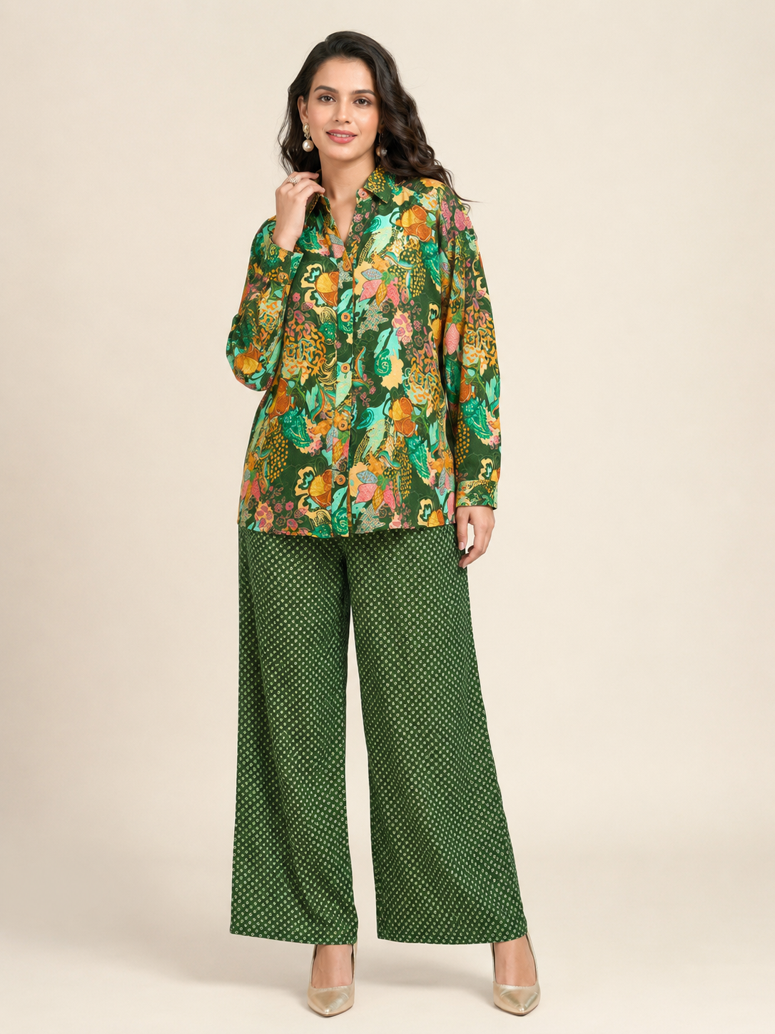 Co-ord Set - Palm