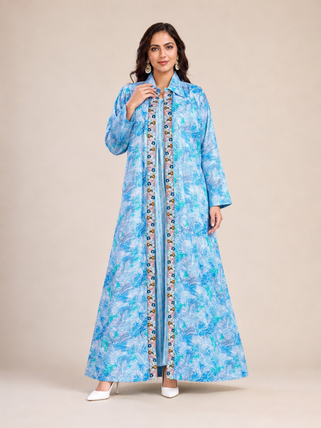 Kaftan Set - Cobalt