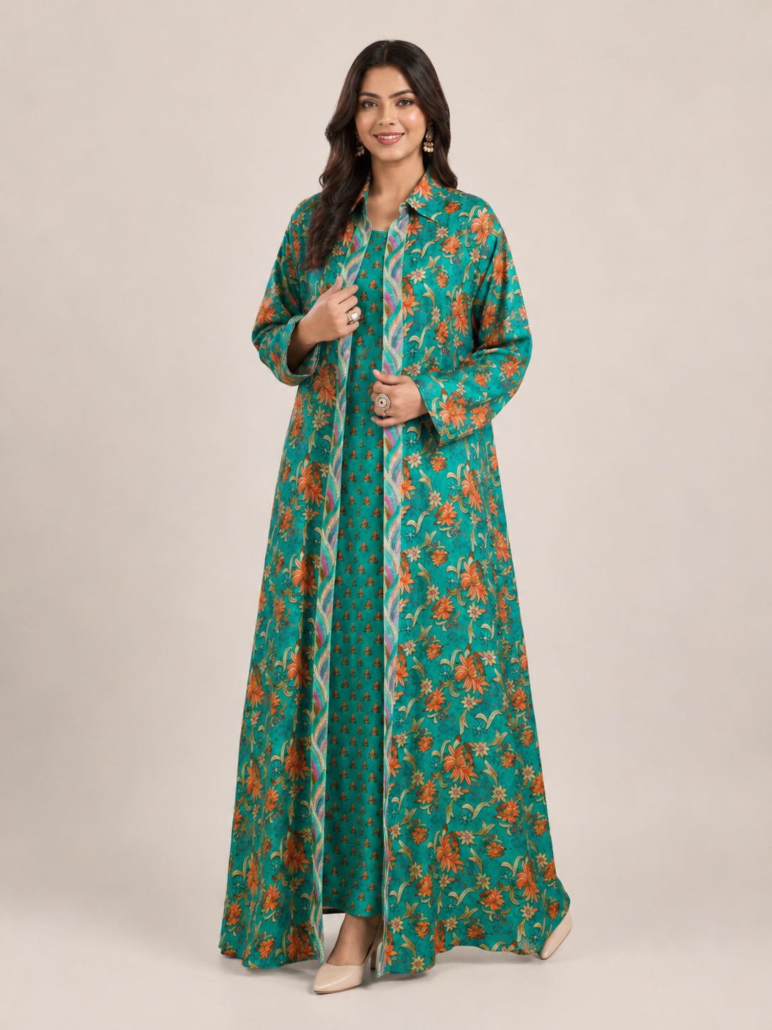 Kaftan Set - Emerald