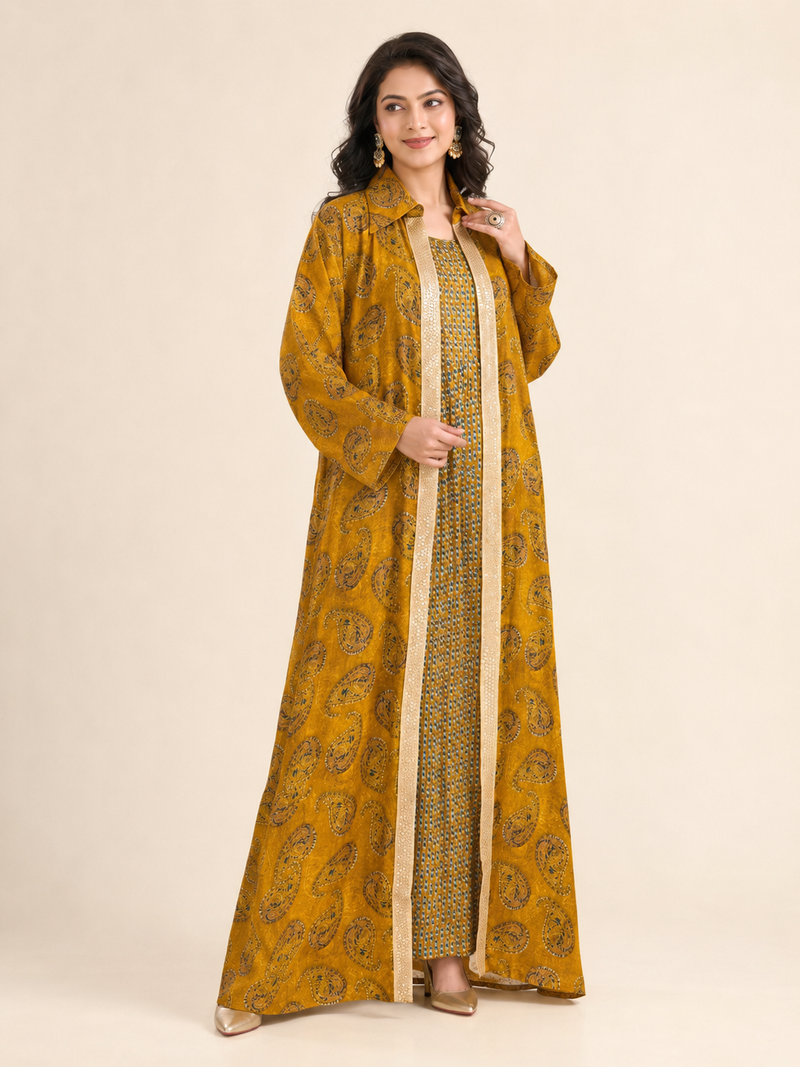 Kaftan Set - Ochre