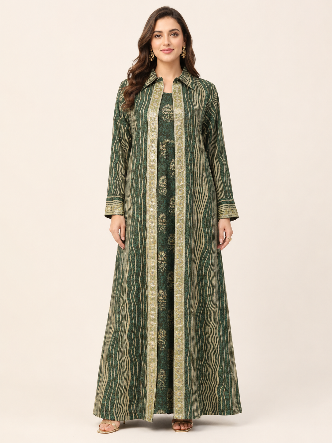Kaftan Set - Olive
