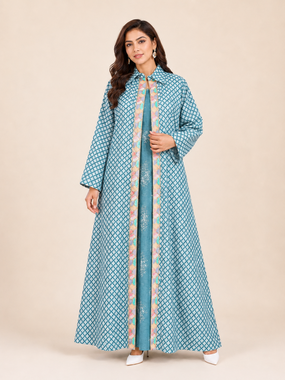 Kaftan Set - Powder