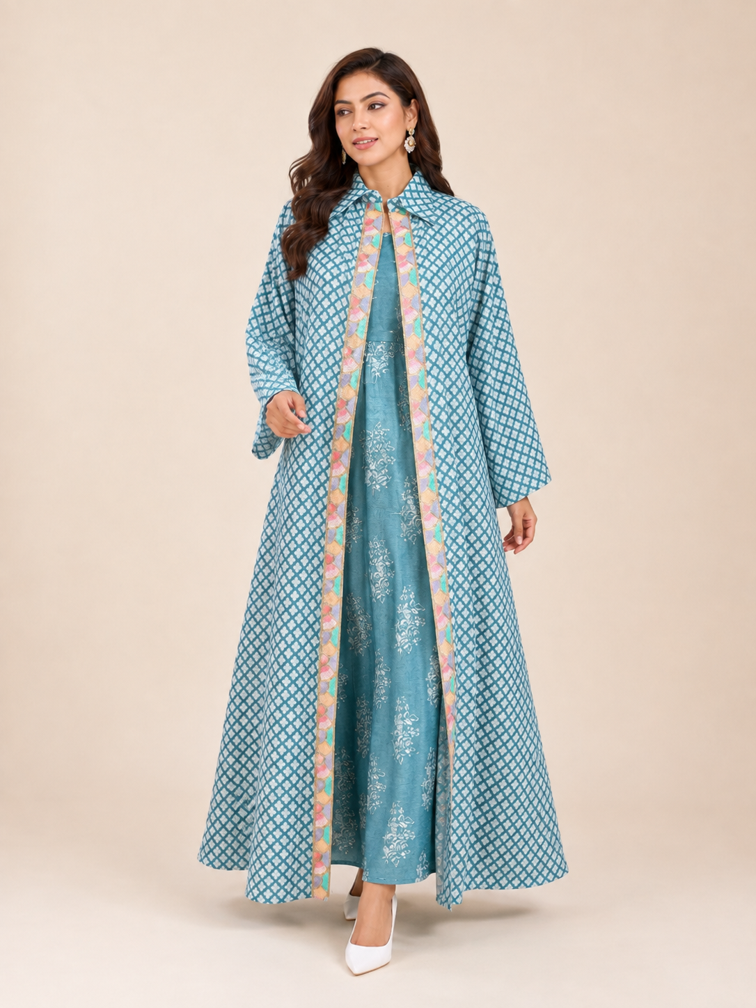 Kaftan Set - Powder