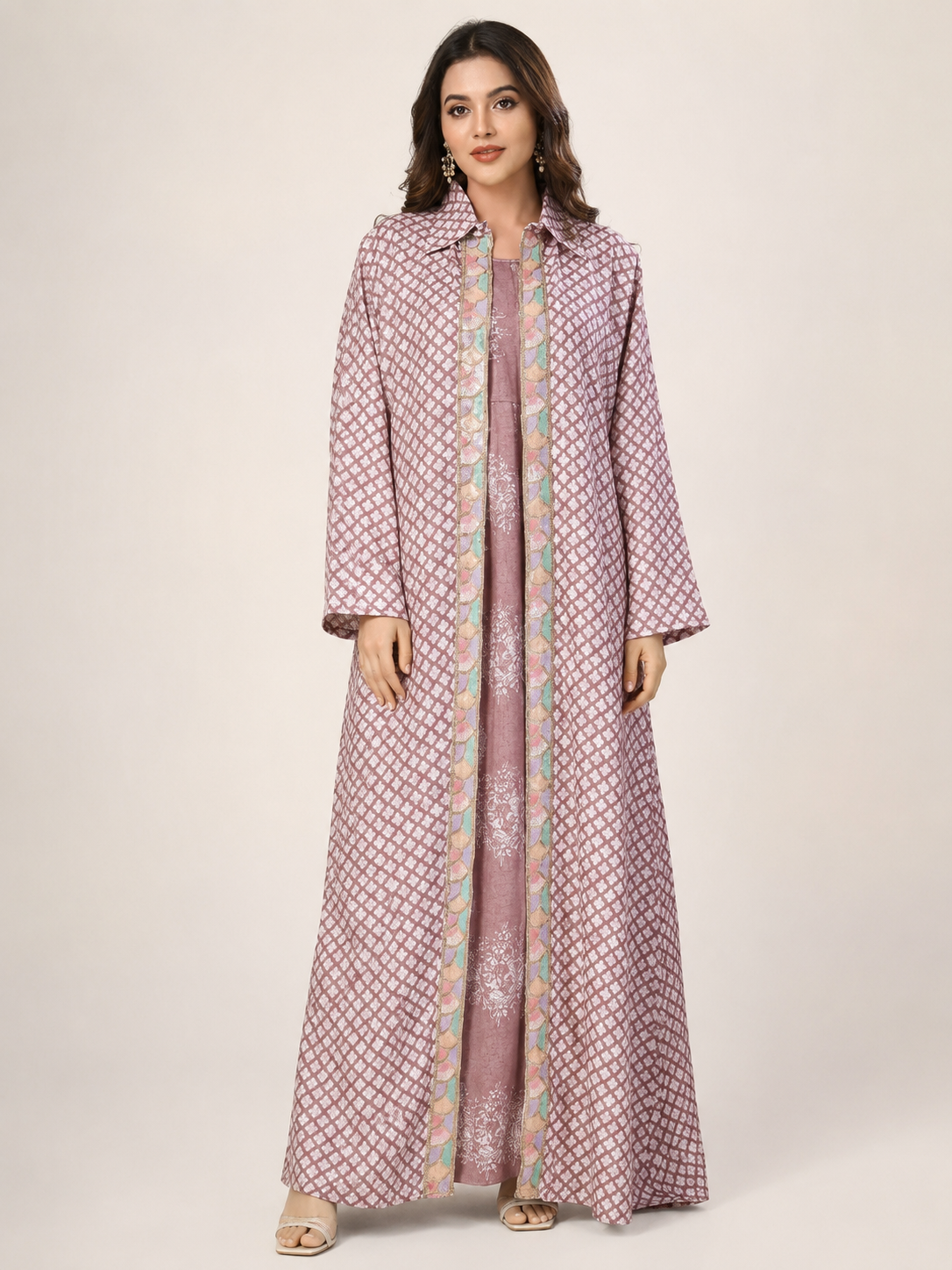 Kaftan Set - Rose