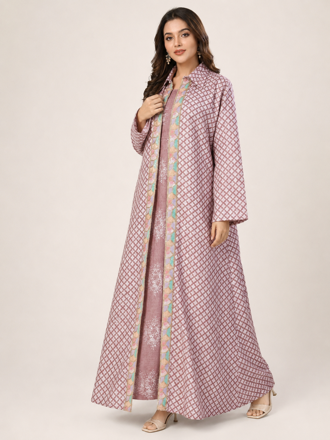 Kaftan Set - Rose