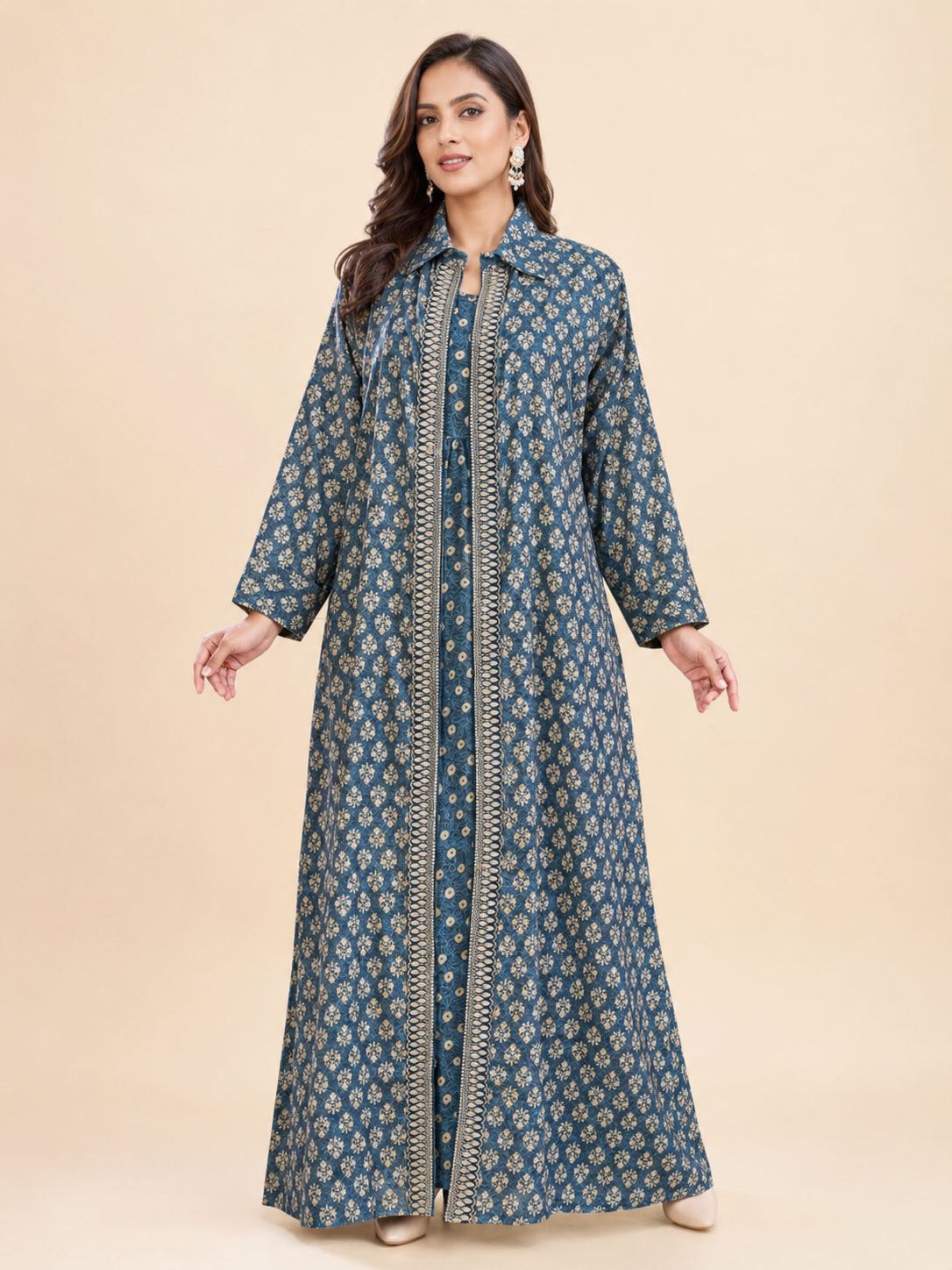 Kaftan Set - Slate