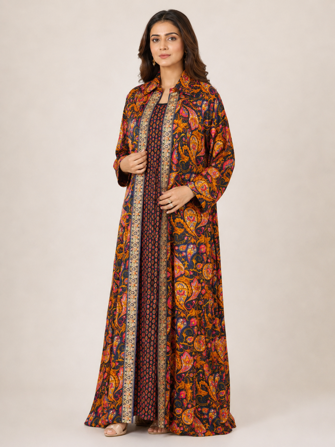 Kaftan Set - Terracotta