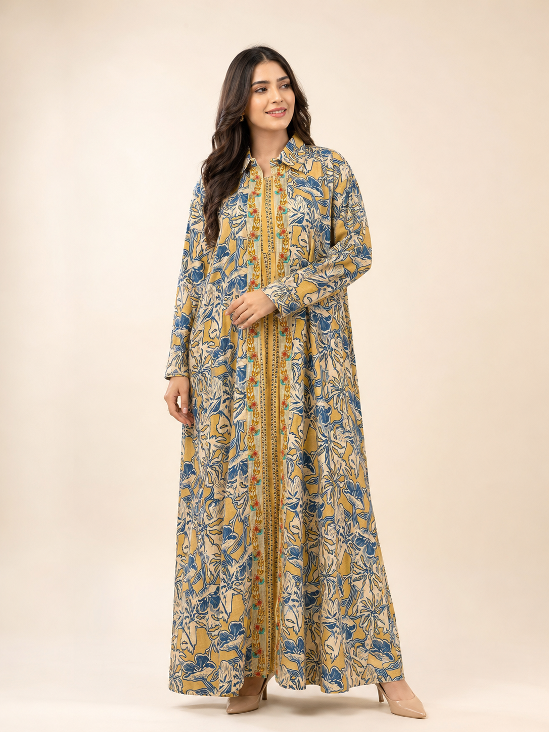 Kaftan Set - Wheat