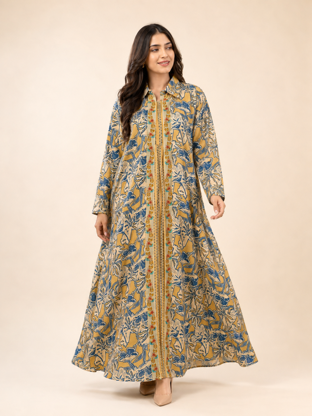Kaftan Set - Wheat