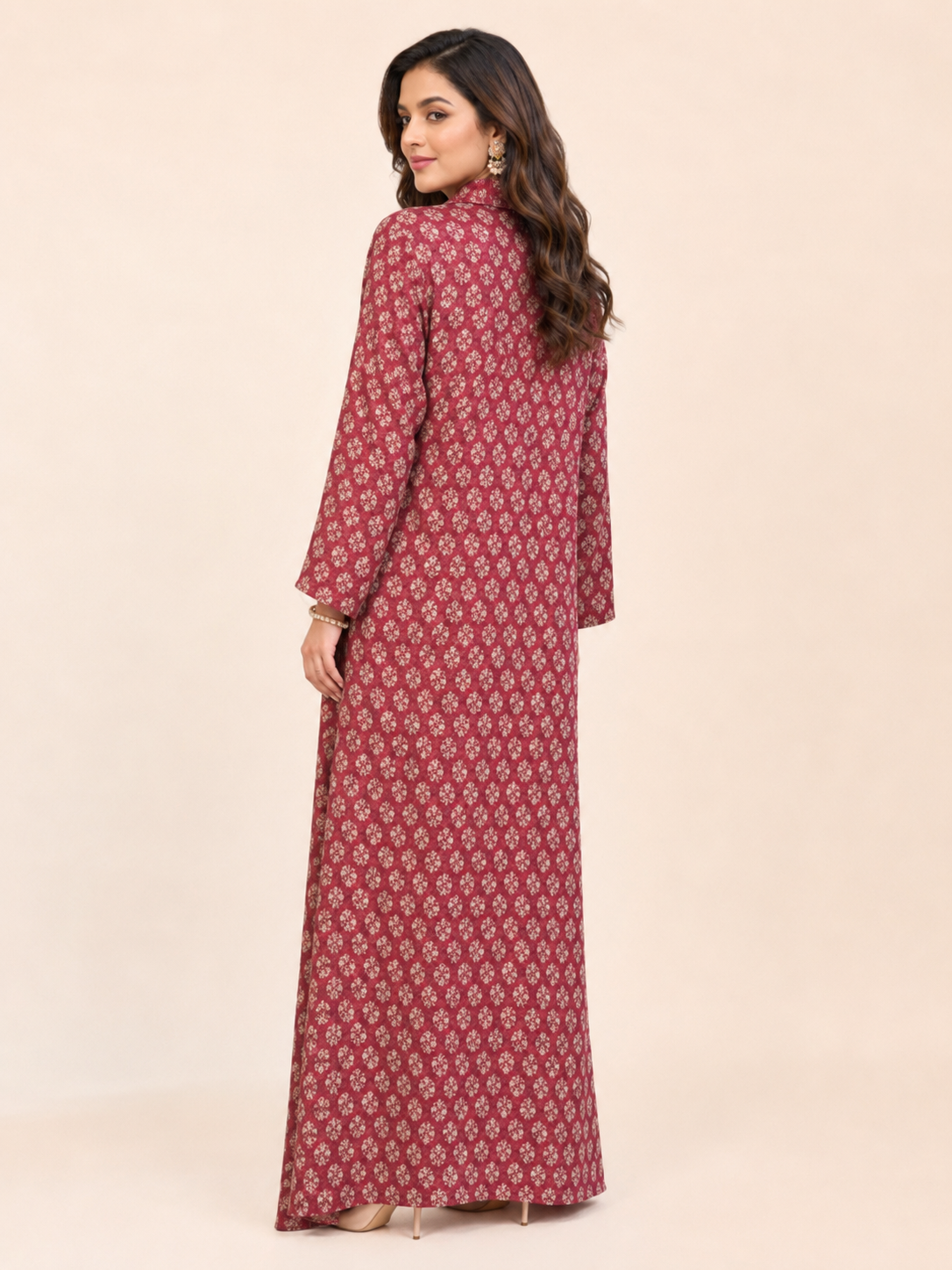 Kaftan Set - Wine