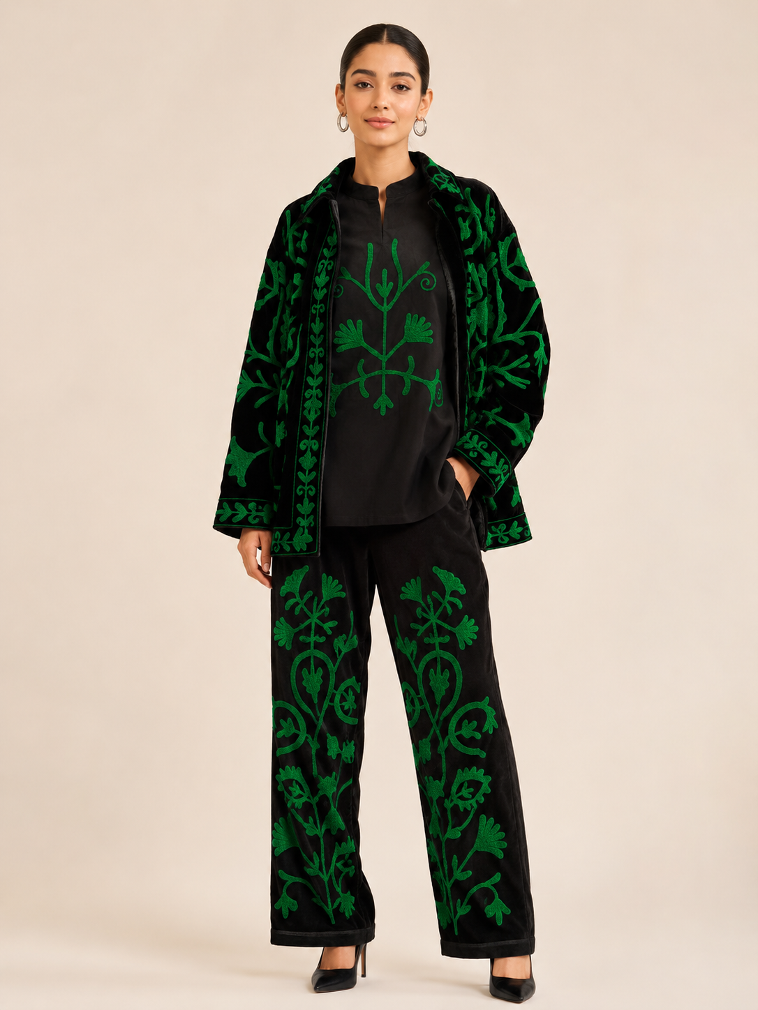 Velvet Trinity Set - Frond